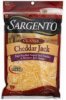 Sargento shredded cheese cheddar jack Calories