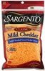 Sargento shredded cheese chefstyle, mild cheddar Calories
