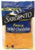 Sargento shredded cheese mild cheddar natural Calories