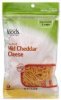Lowes foods shredded cheese mild cheddar Calories