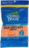 Countrys Delight shredded cheese natural, mild cheddar Calories