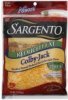 Sargento shredded cheese reduced fat, colby-jack Calories