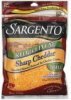 Sargento shredded cheese sharp cheddar, reduced fat Calories