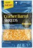 Cracker Barrel shreds vermont white, triple cheddar Calories