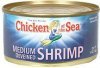 Chicken Of The Sea shrimp medium deveined Calories