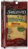 Sargento sliced cheese swiss, reduced fat Calories