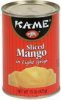 KA-ME sliced mango in light syrup Calories