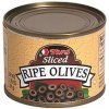 Tops sliced ripe olives Calories