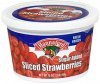 Hannaford sliced strawberries Calories