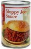 Safeway sloppy joe sauce Calories
