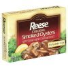 Reese smoked oysters colossal Calories