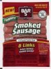 Bar S Foods Co. smoked sausage turkey Calories