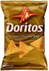 Doritos smokin' cheddar bbq flavored tortilla chips Calories