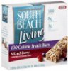 South Beach Living snack bar 100 calorie, mixed berry Calories