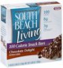 South Beach Living snack bars 100 calorie, chocolate delight Calories