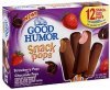 Good Humor snack pops strawberry and chocolate Calories