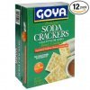 Goya soda crackers Calories