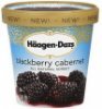 Haagen Dazs sorbet blackberry cabernet Calories