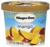 Haagen Dazs sorbet mango Calories