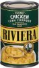 Riviera soup chunky chicken corn chowder Calories
