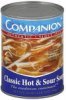 Companion soup classic hot & sour Calories