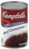 Campbells soup condensed, beef consomme Calories