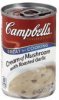 Campbells soup condensed, cream of mushroom with roasted garlic Calories