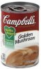 Campbells soup condensed, golden mushroom Calories