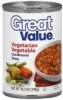 Great Value soup condensed, vegetarian vegetable Calories