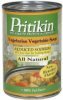 Pritikin soup vegetarian vegetable Calories