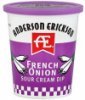 Anderson Erickson sour cream dip french onion Calories