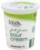 Lowes foods sour cream fat free Calories