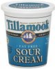 Tillamook sour cream fat free Calories