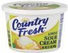 Country Fresh sour cream low fat Calories