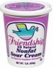 Friendship sour cream nonfat Calories