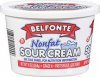 Belfonte sour cream nonfat Calories