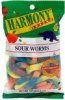 Harmony Snacks sour worms Calories