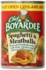 Chef Boyardee spaghetti and meatballs Calories