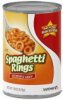 Safeway spaghetti rings in tomato sauce Calories