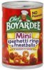 Healthy Choice spaghetti rings & meatballs mini Calories