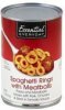 Essential Everyday spaghetti rings with meatballs Calories