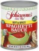 Schiavones spaghetti sauce hot & spicy Calories
