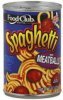 Food Club spaghetti with meatballs Calories