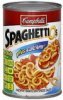 Campbells spaghettios plus calcium Calories