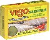 Vigo spanish sardines hot spiced, in soy and olive oil Calories
