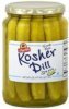 ShopRite spears kosher dill, fresh pack Calories