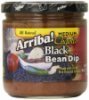 Arriba! spicy black bean dip Calories