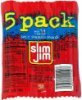 Slim Jim spicy smoked snack mild Calories