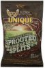 Unique splits sprouted 100% whole grain Calories
