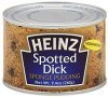 Heinz sponge pudding spotted dick Calories